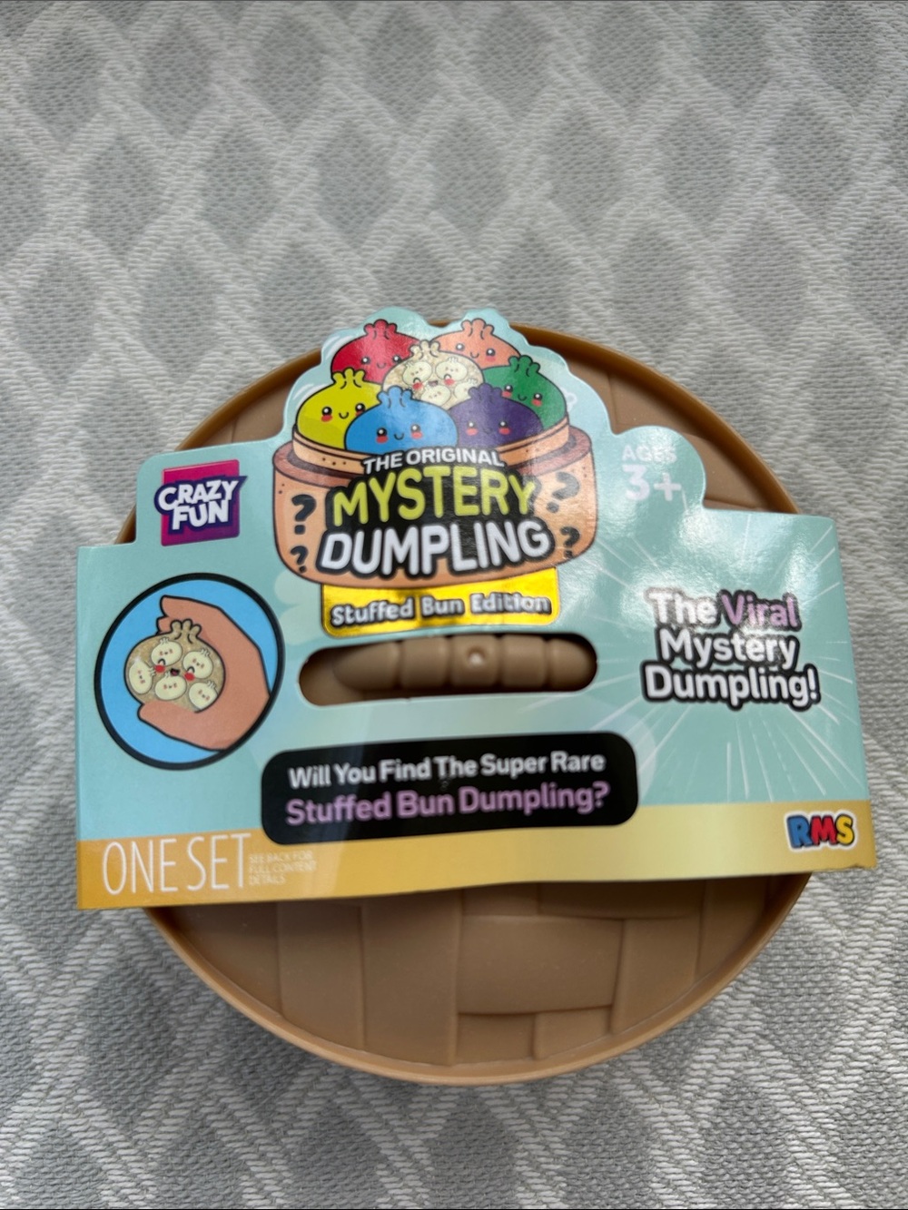 The Original Mystery Dumpling Stuffed Bun Edition - Brown & Mint